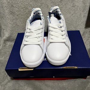 NEW Women Champion Pure Shoes Sneakers White Red Blue , Size 8